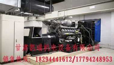 甘肅玉(yu)柴柴油(yóu)發電機(ji)組